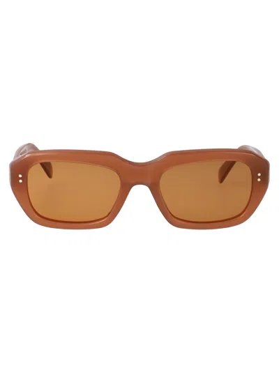 Retrosuperfuture Orange Acetate Sunglasses In Brown