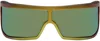 Retrosuperfuture Orange & Green Bones Sunglasses In Zircon