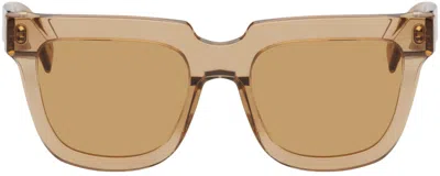 Retrosuperfuture Modo Square-frame Sunglasses In Cola Refined