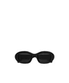 Retrosuperfuture Oval Frame Sunglasses In Black
