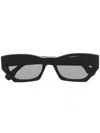 Retrosuperfuture Oval-frame Sunglasses In Schwarz