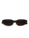 Retrosuperfuture Oval-frame Vega Sunglasses In Brown