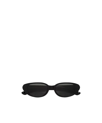 Retrosuperfuture Oval-frame Sunglasses In Black