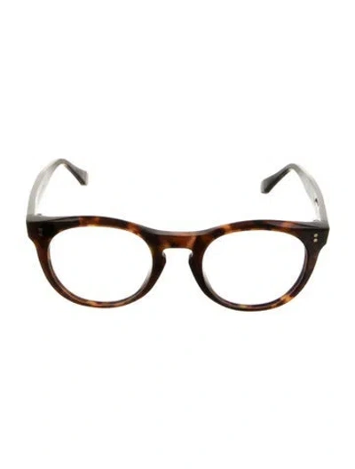Pre-owned Retrosuperfuture Oversize Eyeglasses In Brown