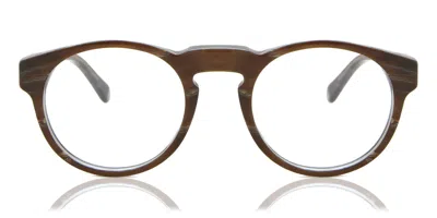 Retrosuperfuture Paloma Fav Occhiali Da Vista Marroni Per Uomo (solo Montatura) In Black