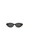 Retrosuperfuture Oval Frame Sunglasses With Zeiss Lenses In Black