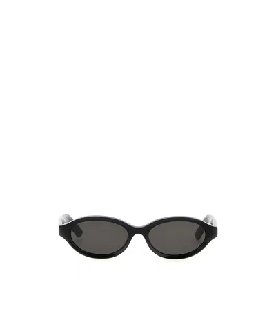 Retrosuperfuture Parola Oval Frame Sunglasses In Black