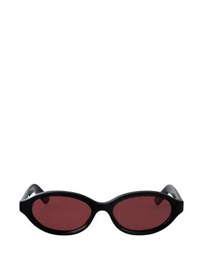 Retrosuperfuture Parola Oval-frame Sunglasses In Black