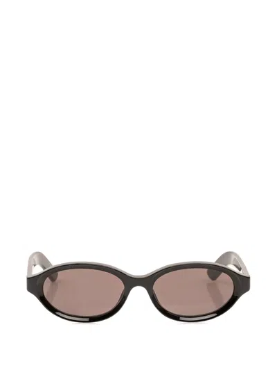Retrosuperfuture Parola Oval-frame Sunglasses In Black