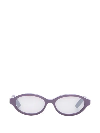 Retrosuperfuture Parola Oval-frame Sunglasses In Purple
