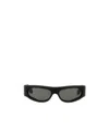 Retrosuperfuture Pharoah Irregular Frame Sunglasses In Black