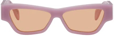 Retrosuperfuture Pink Nameko Sunglasses In Yellow