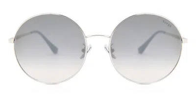 Retrosuperfuture Polly 30v Occhiali Da Sole Argentati Per Uomo In Silver