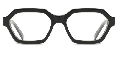 Retrosuperfuture Pooch Optical Nero Men's Glasses, , Size 55 In Black