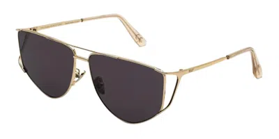Retrosuperfuture Premio Black Gmf Women's Sunglasses Gold Size 64 In Multi