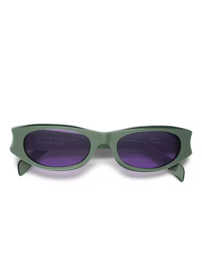 Retrosuperfuture Razzo Metallic Sunglasses In Grün