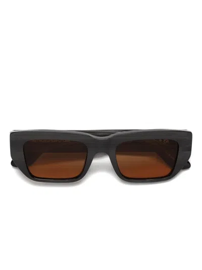 Retrosuperfuture Rectangle-frame Sunglasses In Black