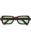 Retrosuperfuture Rectangle-frame Sunglasses In Braun
