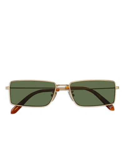 Retrosuperfuture Rectangle-frame Sunglasses In Gold