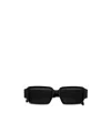 Retrosuperfuture Rectangular Frame Sunglasses In Black