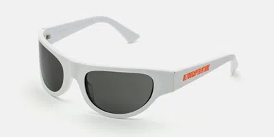 Retrosuperfuture Reed Mj3 Men's Sunglasses White Size 58