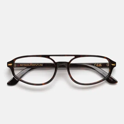 Retrosuperfuture Retro Super Future Eyeglasses Numero 153 3627 8 K8 Brown/transparent Unisex