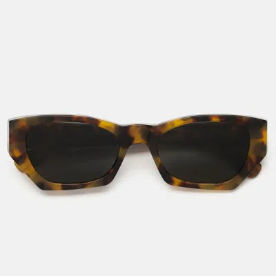 Retrosuperfuture Retro Super Future Sunglasses Amata Spotted Brown 0 B0 Brown/dark Grey Unisex