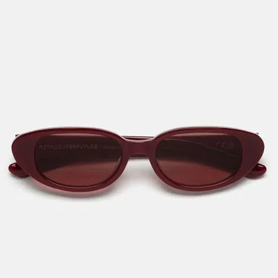 Retrosuperfuture Retro Super Future Sunglasses Vega Bordeaux An3 Red/red Unisex In Burgundy
