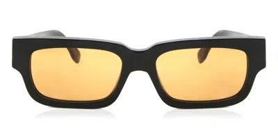Retrosuperfuture Roma 3627 Ogn Men's Sunglasses Black Size 54