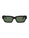 Retrosuperfuture Roma Rectangular Tortoiseshell Sunglasses In Multi