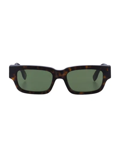 RETROSUPERFUTURE ROMA RECTANGULAR TORTOISESHELL SUNGLASSES