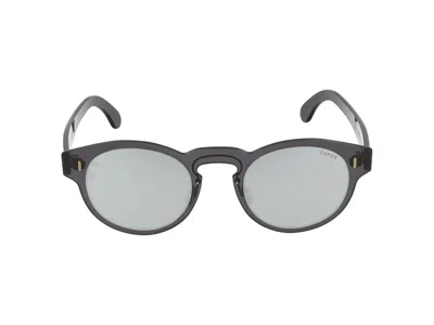 Retrosuperfuture Round Frame Sunglasses In Black