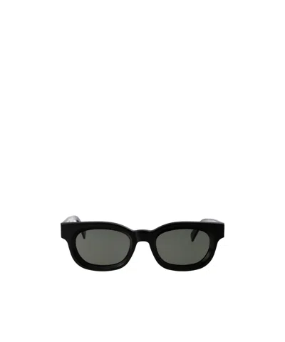 Retrosuperfuture Round-frame Sunglasses In Black