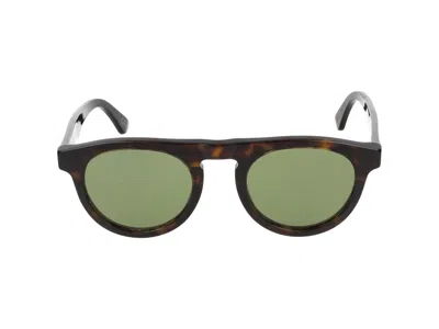 Retrosuperfuture Round Frame Sunglasses In Black