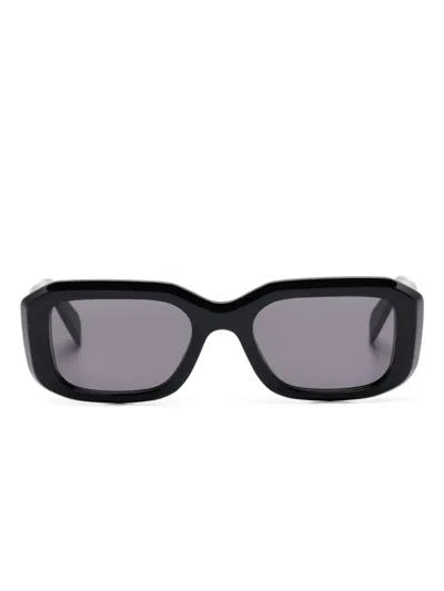 Retrosuperfuture Sagrado Rectangle-frame Sunglasses In Black