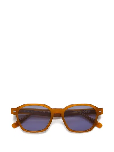 Retrosuperfuture Segno Geometric-frame Sunglasses In Multi
