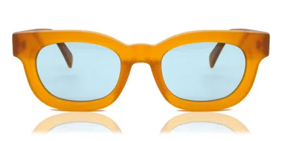 Retrosuperfuture Sempre 3627 Heo Men's Sunglasses Orange Size 52