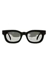 Retrosuperfuture Sempre Sculptural Oval-frame Sunglasses In Black