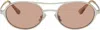 Retrosuperfuture Silver Bird Sunglasses In Boogie