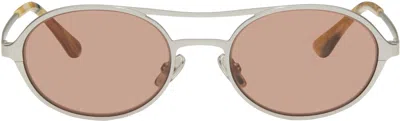 Retrosuperfuture Silver Bird Sunglasses In Boogie