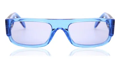 Retrosuperfuture Smile Mrp Occhiali Da Sole Blu Per Uomo In Brown