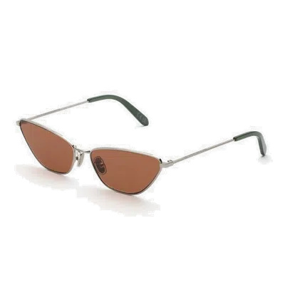 Retrosuperfuture Spillo Metallic Mint Sunglasses In Brown