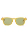 Retrosuperfuture Square Acetate Sunglasses In Yellow