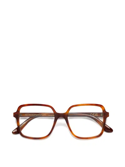 Retrosuperfuture Square-frame Glasses In Brown