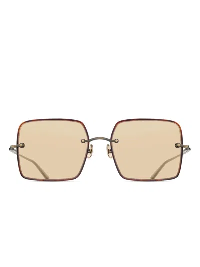 Retrosuperfuture Square-frame Sunglasses In ブラウン