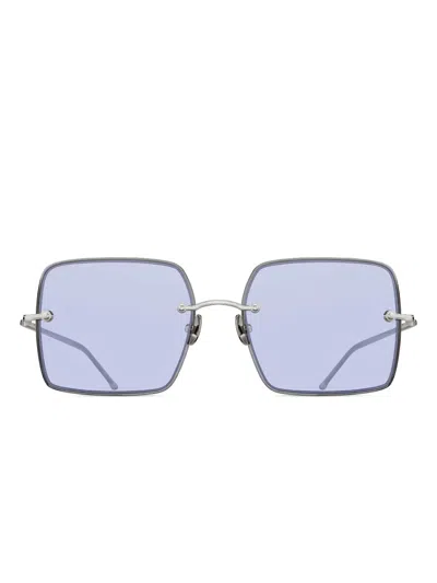 Retrosuperfuture Square-frame Sunglasses In シルバートーン