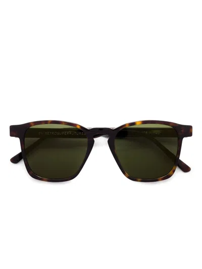 Retrosuperfuture Square-frame Sunglasses In Braun