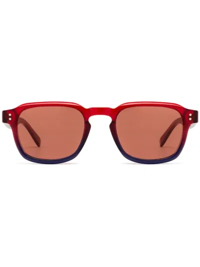 Retrosuperfuture Luce Square Frame Sunglasses In Smokey Topaz