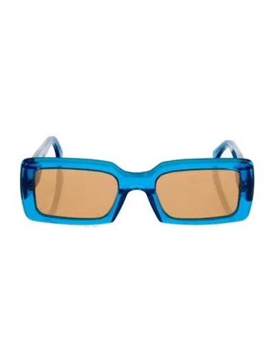 Pre-owned Retrosuperfuture Square Tinted Sunglasses In Blue