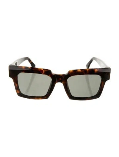 Pre-owned Retrosuperfuture Square Tinted Sunglasses In Brown
